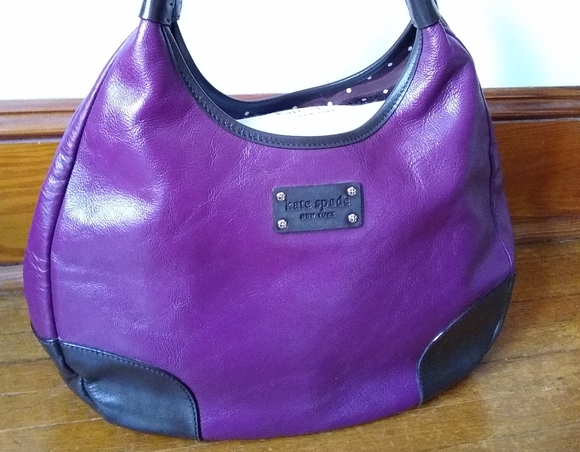 kate spade purple handbag - Picture 2 of 5